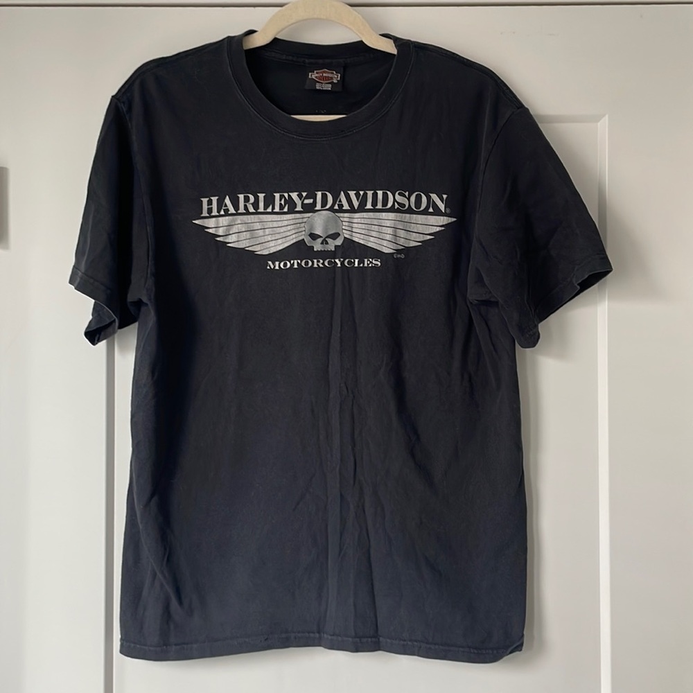 Harley Davidson Cancun Black T-Shirt, Size Medium